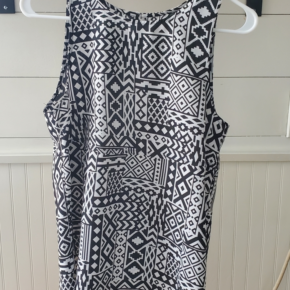 Black and white shirt